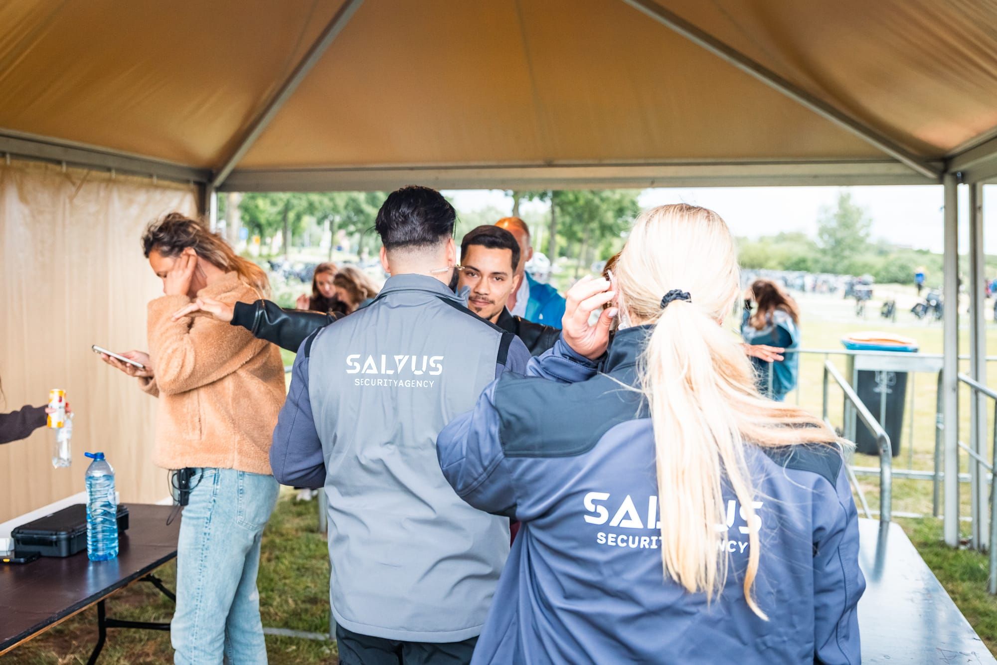 Salvus Security aan het werk, winkelbeveiliging