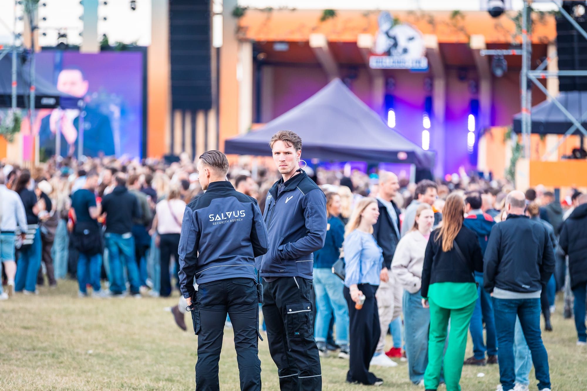 Salvus Security aan het werk, sfeerbeheer