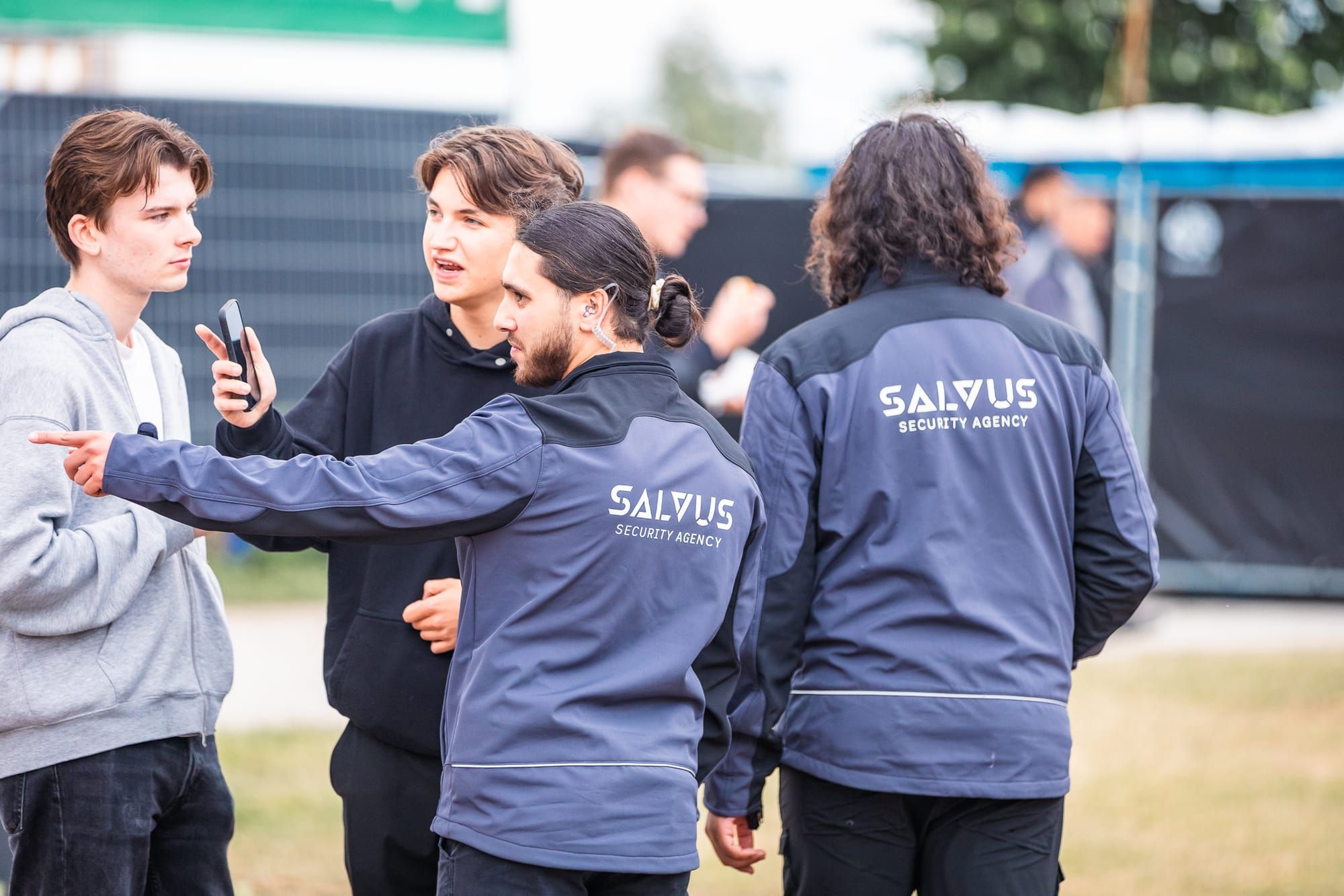 Salvus Security aan het werk, sfeerbeheer
