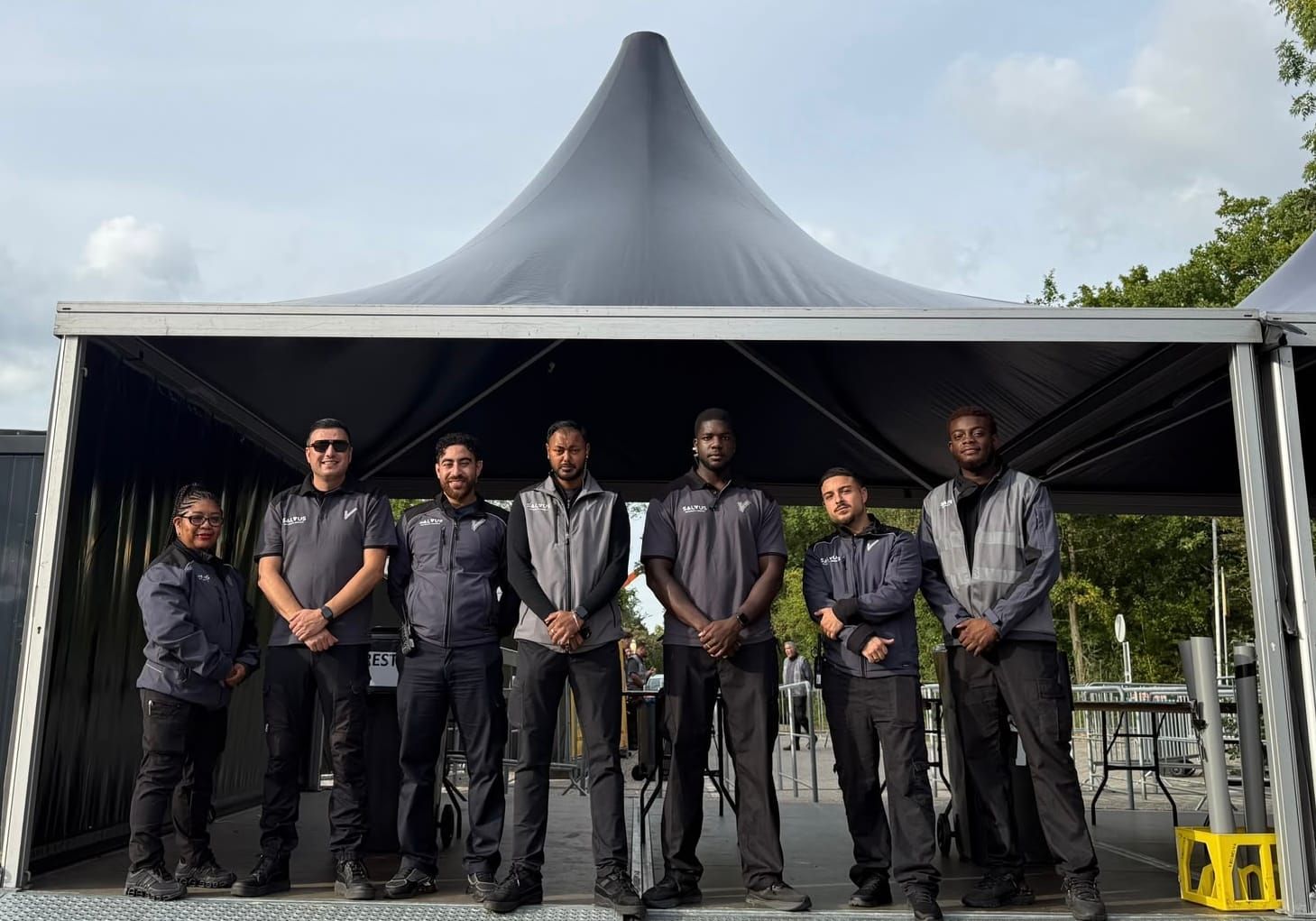 Salvus Security aan het werk, evenementenbeveiliging